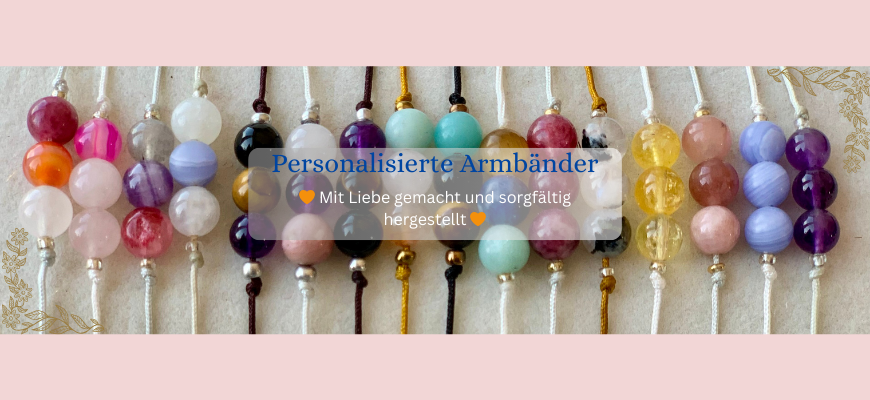 Perlenarmbänder personalisiert